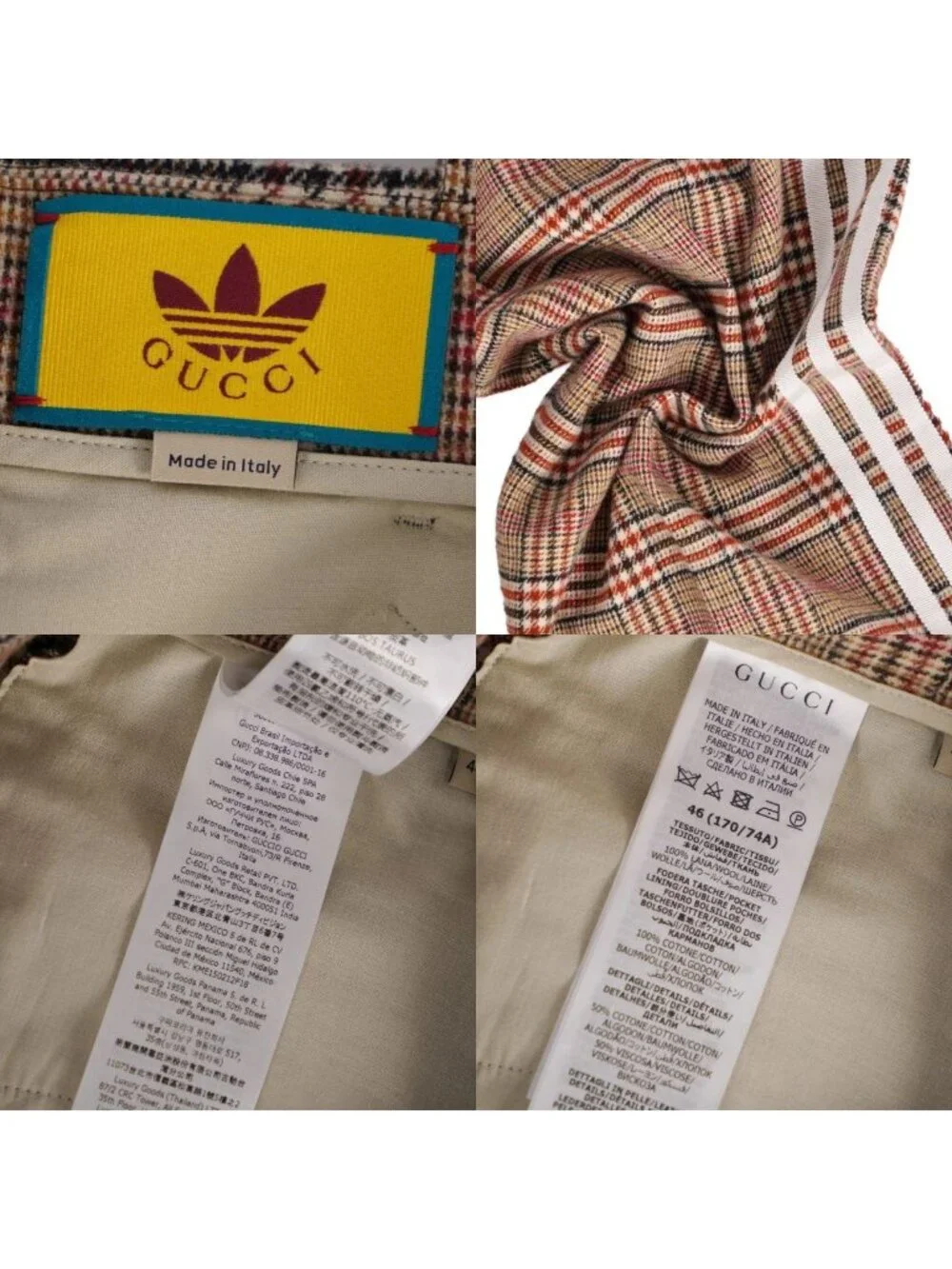 Gucci Adidas Pants Long